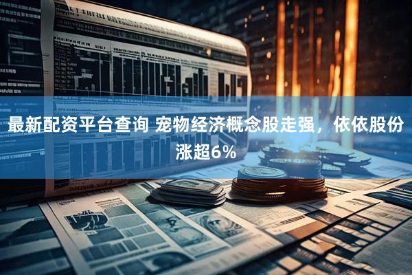 最新配资平台查询 宠物经济概念股走强，依依股份涨超6%